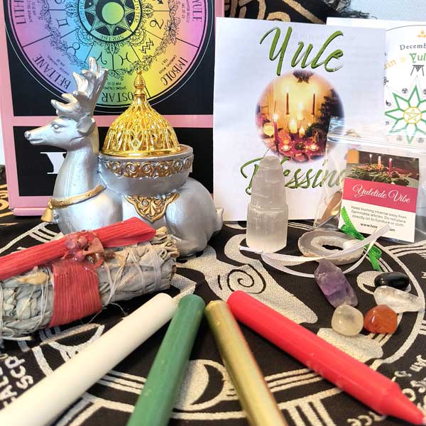 Yule / Winter Solstice Ritual Box stones